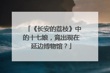 《长安的荔枝》中的十七娘，竟出现在延边博物馆？