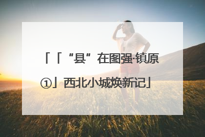 「“县”在图强·镇原①」西北小城焕新记