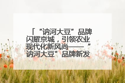 “讷河大豆”品牌闪耀京城，引领农业现代化新风尚——“讷河大豆”品牌新发地推介会圆满落幕