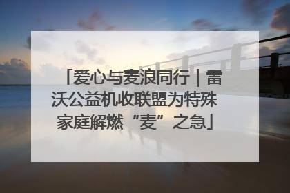 爱心与麦浪同行｜雷沃公益机收联盟为特殊家庭解燃“麦”之急