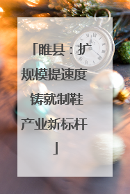 睢县：扩规模提速度 铸就制鞋产业新标杆