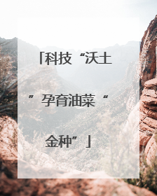 科技“沃土”孕育油菜“金种”