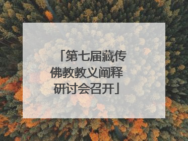 第七届藏传佛教教义阐释研讨会召开