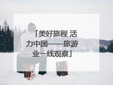美好旅程 活力中国——旅游业一线观察