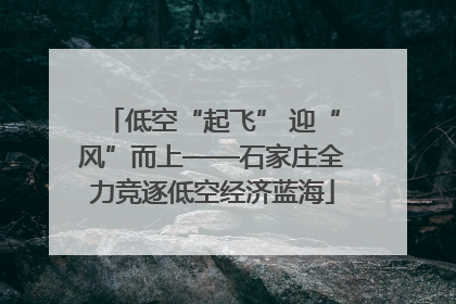 低空“起飞” 迎“风”而上——石家庄全力竞逐低空经济蓝海