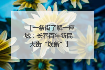 一条街了解一座城：长春百年新民大街“焕新”