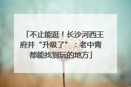 不止能逛！长沙河西王府井“升级了”：老中青都能找到玩的地方