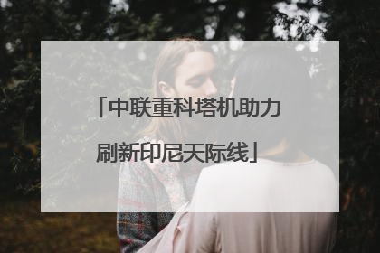 中联重科塔机助力刷新印尼天际线