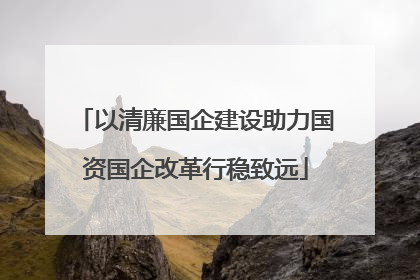 以清廉国企建设助力国资国企改革行稳致远