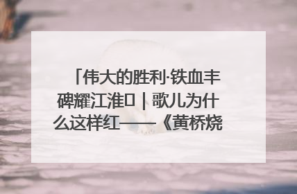 伟大的胜利·铁血丰碑耀江淮⑫｜歌儿为什么这样红——《黄桥烧饼歌》诞生记