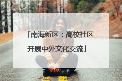 南海新区：高校社区开展中外文化交流
