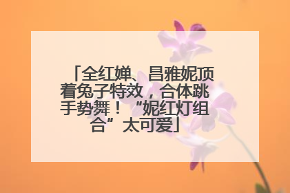 全红婵、昌雅妮顶着兔子特效，合体跳手势舞！“妮红灯组合”太可爱