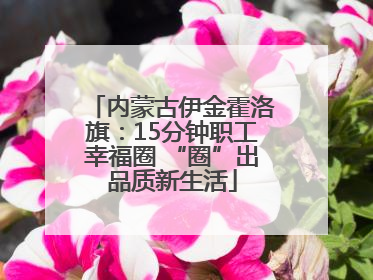内蒙古伊金霍洛旗：15分钟职工幸福圈 “圈”出品质新生活