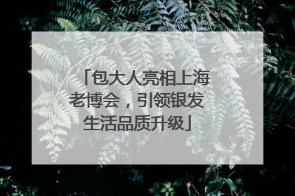 包大人亮相上海老博会，引领银发生活品质升级