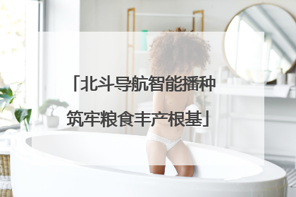 北斗导航智能播种 筑牢粮食丰产根基