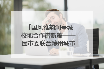 国风雅韵润亭城 校地合作谱新篇——团市委联合滁州城市职业学院助力传统文化“破圈”绽放