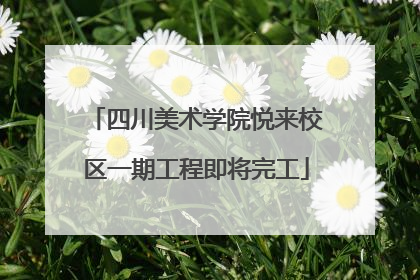 四川美术学院悦来校区一期工程即将完工