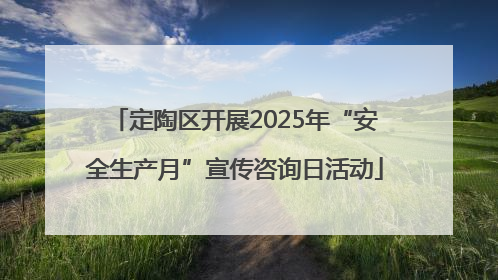 定陶区开展2025年“安全生产月”宣传咨询日活动