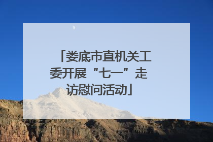 娄底市直机关工委开展“七一”走访慰问活动