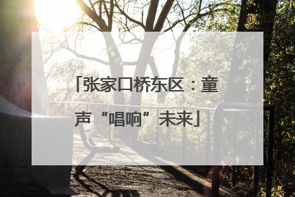 张家口桥东区：童声“唱响”未来