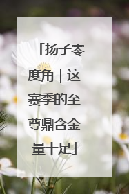 扬子零度角｜这赛季的至尊鼎含金量十足