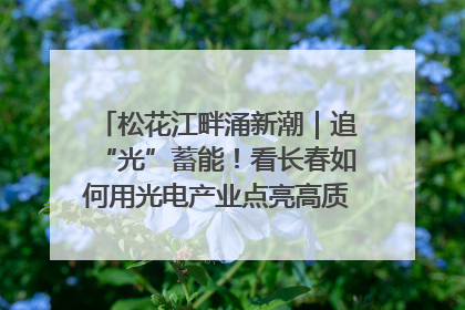松花江畔涌新潮｜追“光”蓄能！看长春如何用光电产业点亮高质量发展新赛道