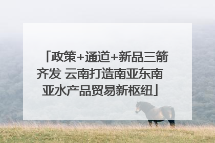 政策+通道+新品三箭齐发 云南打造南亚东南亚水产品贸易新枢纽