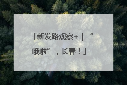 新发路观察+｜“哦啦”，长春！
