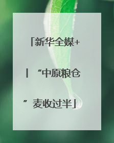 新华全媒+丨“中原粮仓”麦收过半