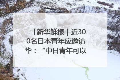 新华鲜报｜近300名日本青年应邀访华：“中日青年可以创造更好的未来”