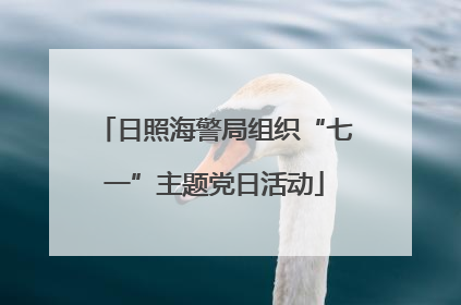 日照海警局组织“七一”主题党日活动