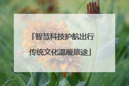 智慧科技护航出行 传统文化温暖旅途