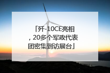 歼-10CE亮相，20多个军政代表团密集到访展台