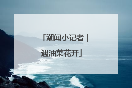 潮闻小记者｜遇油菜花开