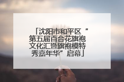 沈阳市和平区“第五届百合花旗袍文化汇暨旗袍模特秀嘉年华”启幕