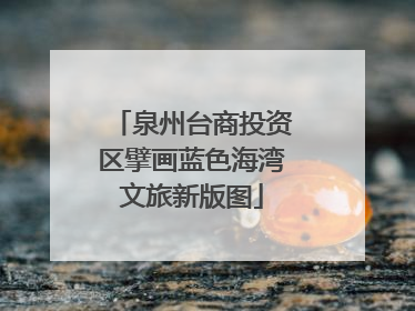 泉州台商投资区擘画蓝色海湾文旅新版图