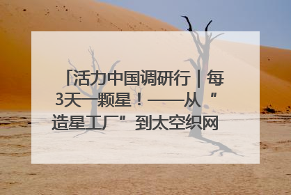 活力中国调研行｜每3天一颗星！——从“造星工厂”到太空织网的“银河速度”