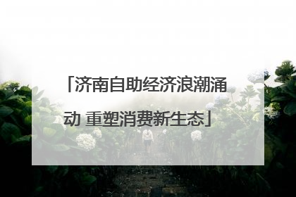 济南自助经济浪潮涌动 重塑消费新生态