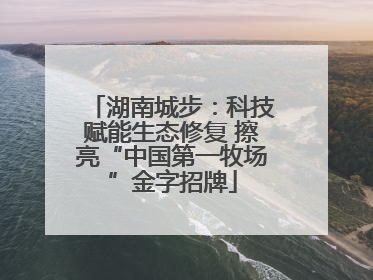 湖南城步：科技赋能生态修复 擦亮“中国第一牧场”金字招牌