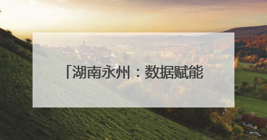 湖南永州：数据赋能推进公安工作现代化