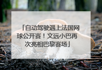 自动驾驶遇上法国网球公开赛！文远小巴再次亮相巴黎赛场