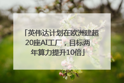 英伟达计划在欧洲建超20座AI工厂，目标两年算力提升10倍