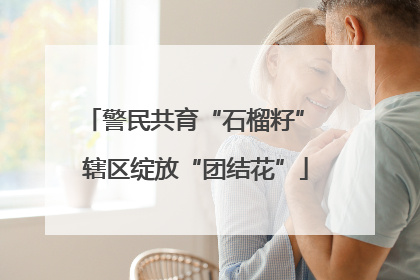 警民共育“石榴籽” 辖区绽放“团结花”