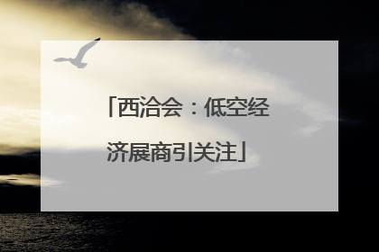 西洽会：低空经济展商引关注