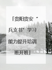 贵阳贵安“兵支书”学习能力提升培训班开班