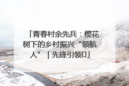 青春村余先兵：樱花树下的乡村振兴“领航人”｜先锋引领⑪