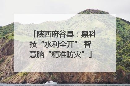 陕西府谷县：黑科技“水利全开” 智慧脑“精准防灾”