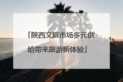 陕西文旅市场多元供给带来旅游新体验
