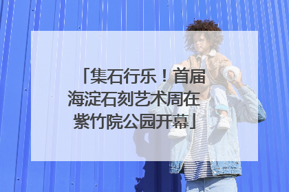 集石行乐！首届海淀石刻艺术周在紫竹院公园开幕