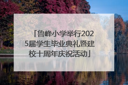 鲁峰小学举行2025届学生毕业典礼暨建校十周年庆祝活动